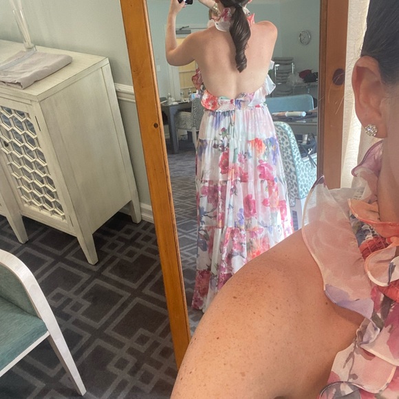 PatBo floral gown - Picture 2 of 2